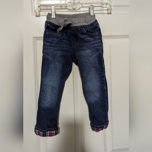 Cat and Jack jeans lined